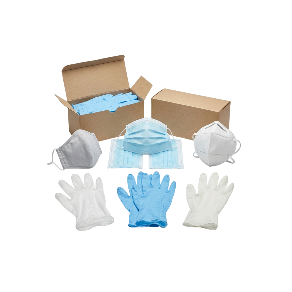 Personal protective and sanitary supplies